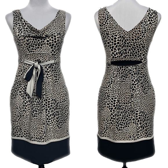 EUC - BCBG Mini Leaf Print Dress - Picture 1 of 7